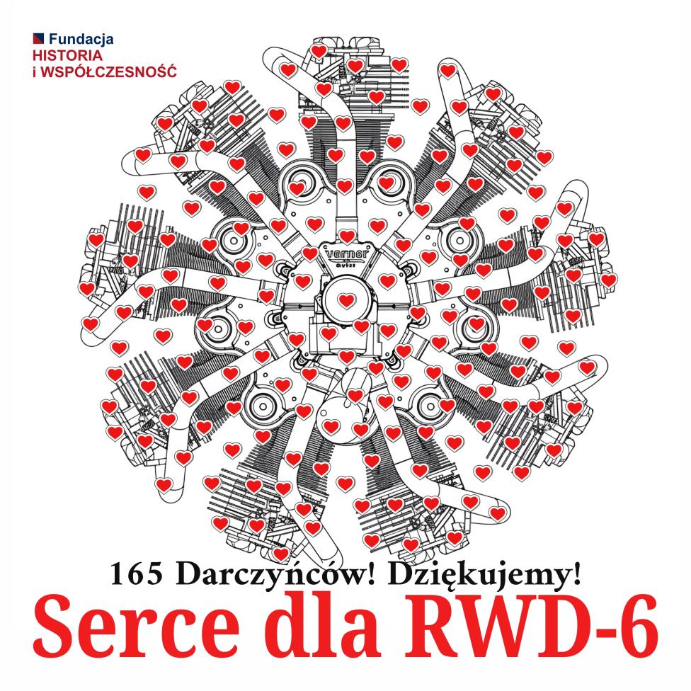 Serce dla RWD-6 (fot. Fundacja Historia i Współczesność) Serce dla RWD-6 (fot. Fundacja Historia i Współczesność)