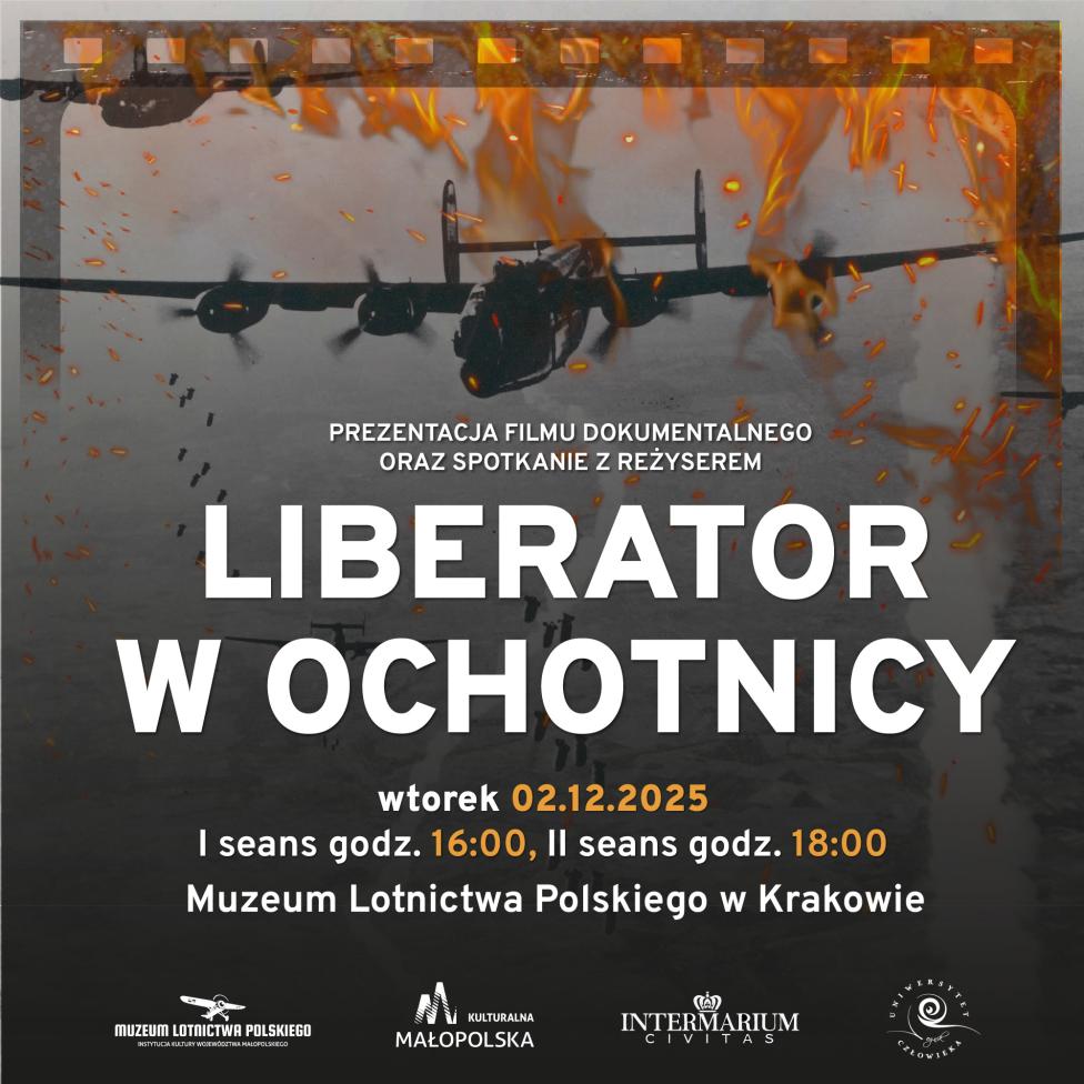 Liberator z Ochotnicy - pokaz filmu w Muzeum Lotnictwa Polskiego w Krakowie (fot. Muzeum Lotnictwa Polskiego)