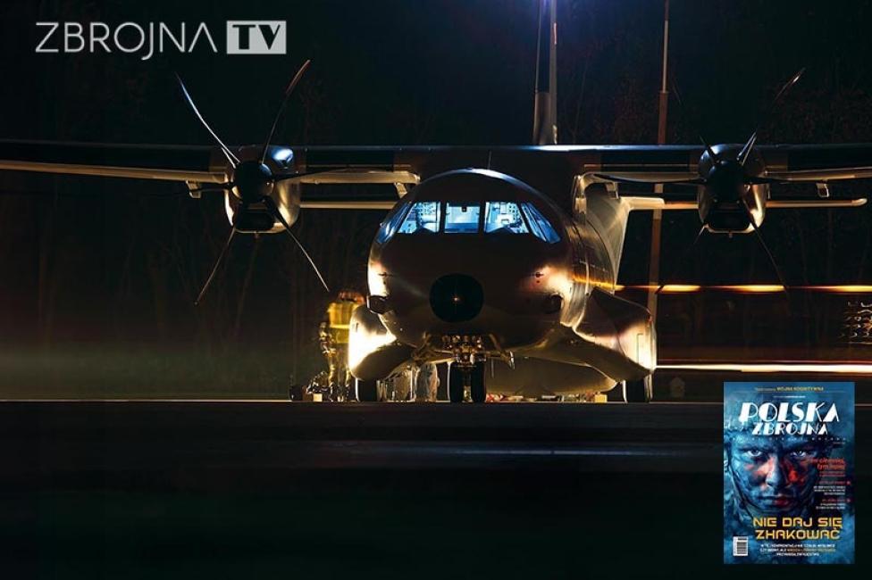 Po wystartowaniu C-295M CASA nie będzie w ogóle widoczna z ziemi (fot. Bartosz Bera)