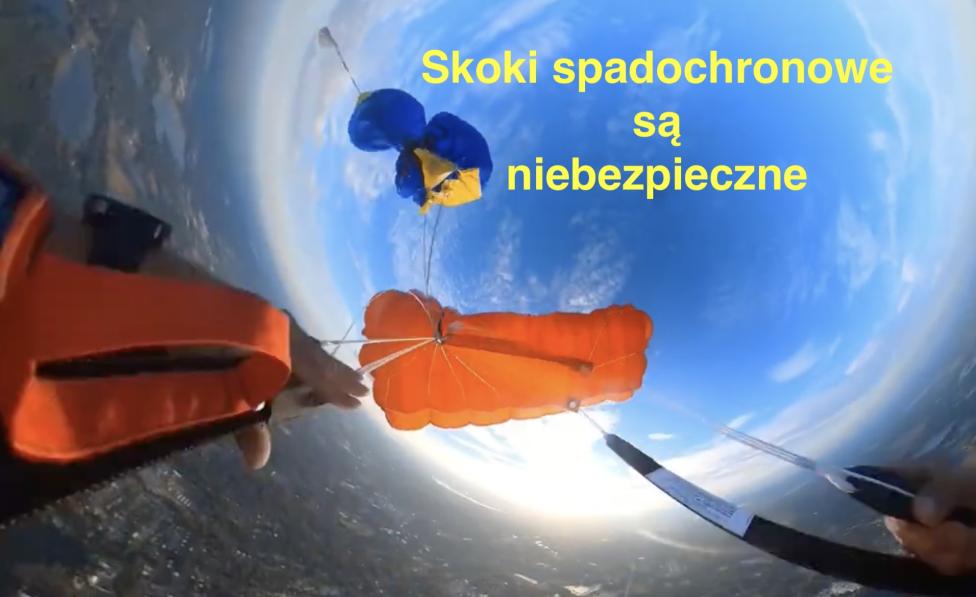 Czy skoki spadochronowe są niebezpieczne, fot. Grzegorz Iwan Kucharczyk