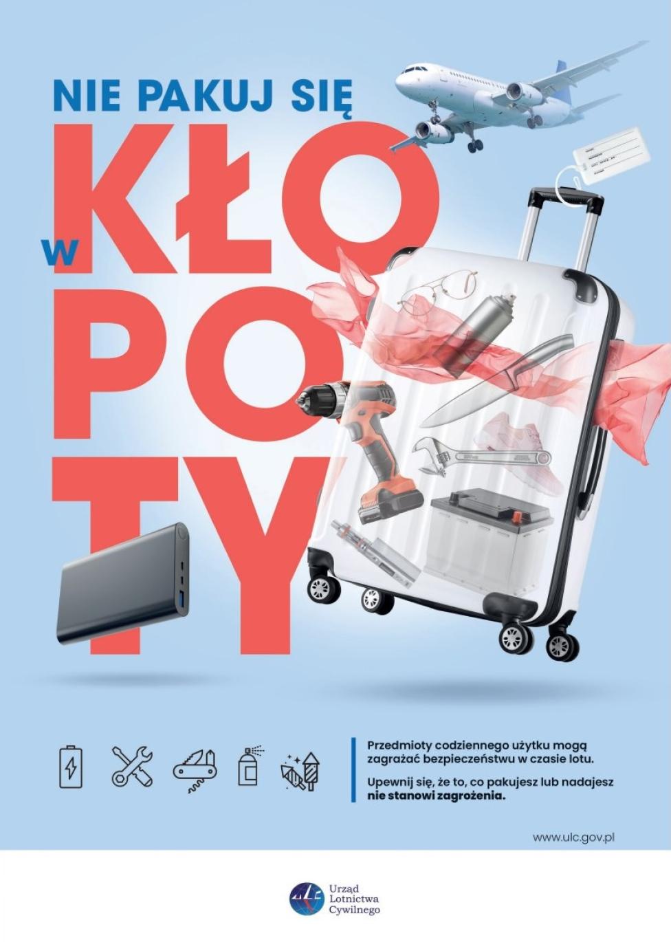 Nie pakuj się w kłopoty - kampania edukacyjna ULC (fot. ULC)