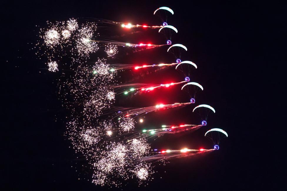 Phoenix Paramotor na pokazach Sand &amp; Fun w Arabii Saudyjskiej, fot. Sand&amp;Fun