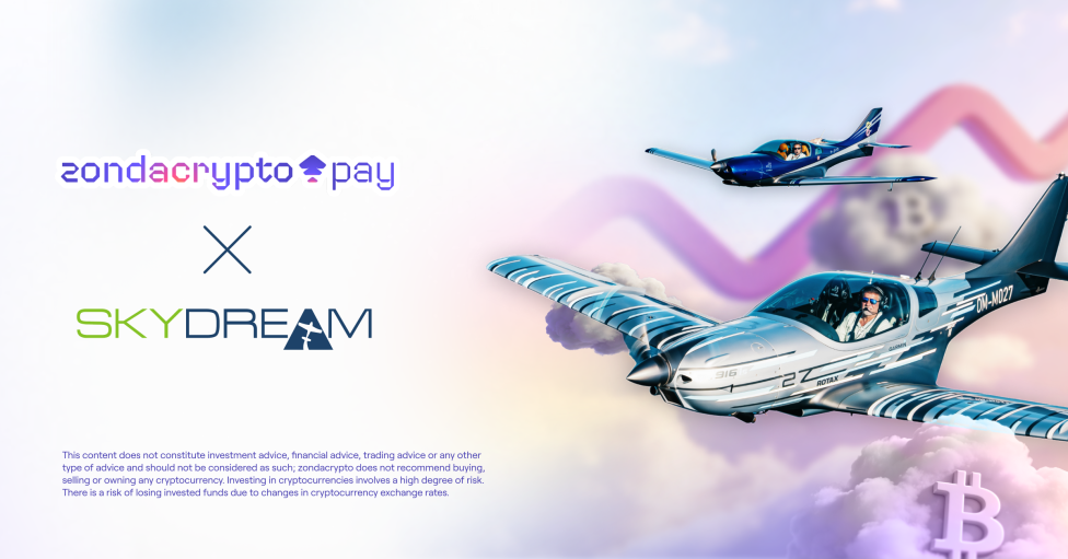 SkyDream wdraża płatności krypto zondacrypto pay_with disclaimer_fot.skydream