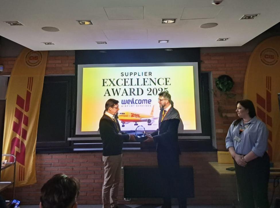 Welcome Airport Services z nagrodą od DHL (fot. DHL)