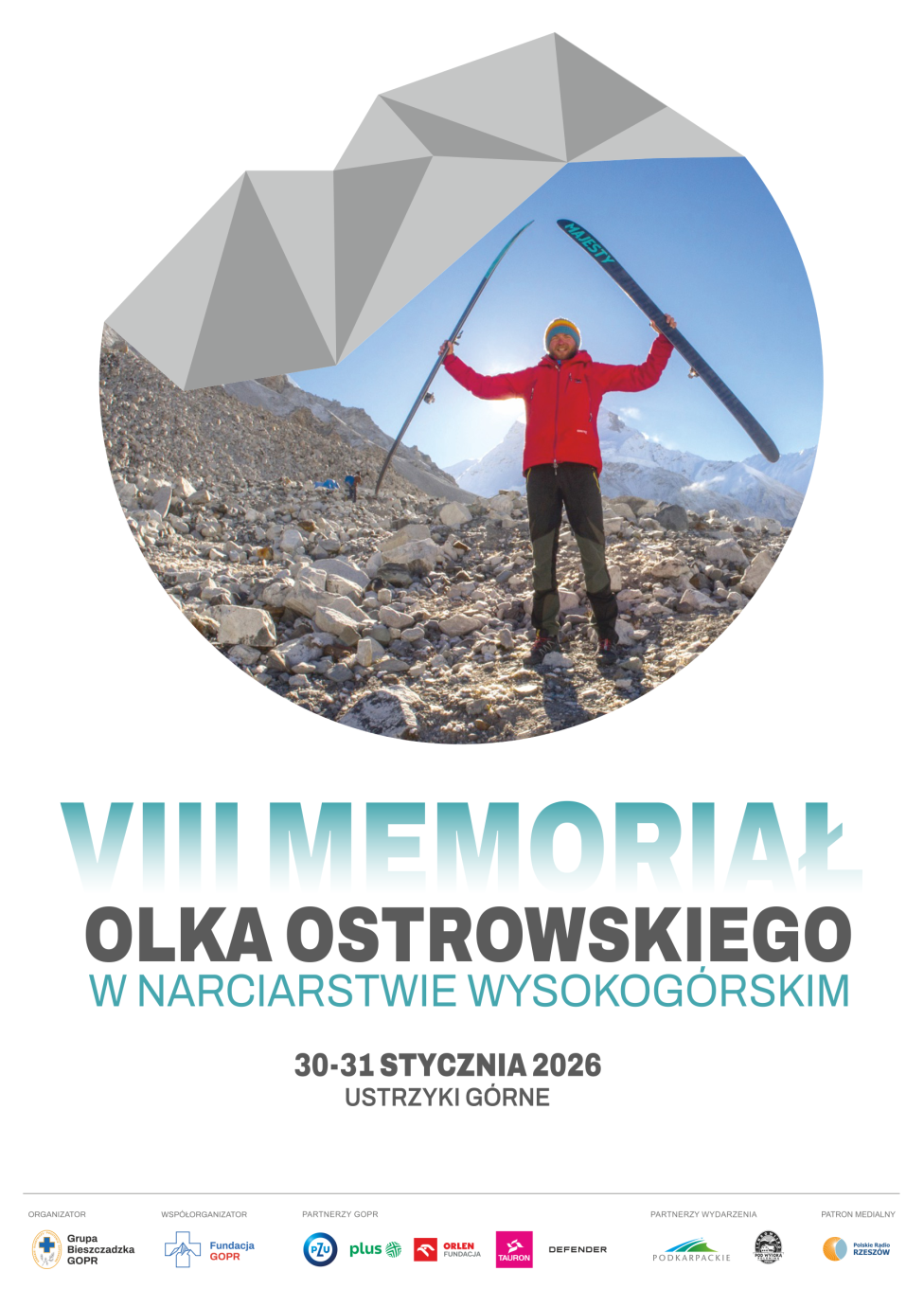 VIII Memoriał Olka Ostrowskiego - plakat (fot. GOPR Bieszczady)