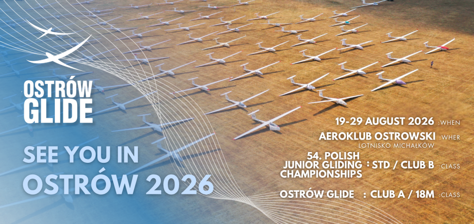 54. Szybowcowe Mistrzostwa Polski Juniorów oraz Ostrów Glide w Michałkowie (fot. ostrowglide.pl)