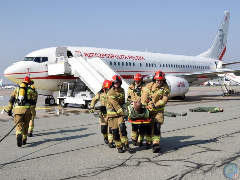 Szkolenie służb organizacji lotów w 1. Bazie Lotnictwa Transportowego (fot. 1. Baza Lotnictwa Transportowego)