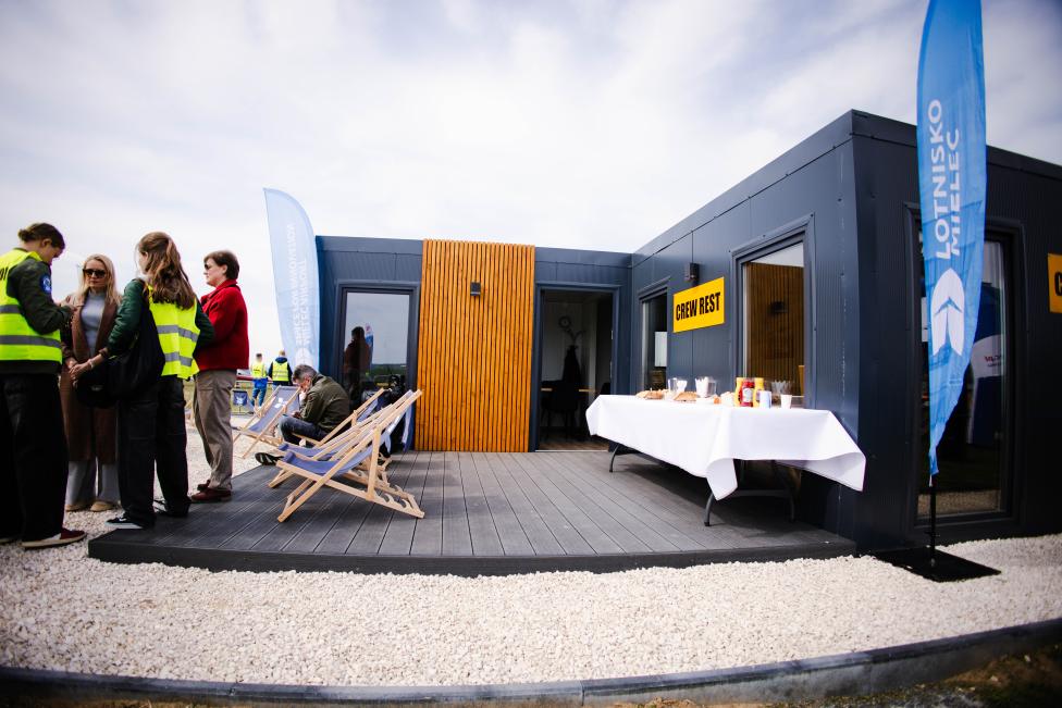 Domek Pilota na Lotnisku Mielec (fot. Lotnisko Mielec)