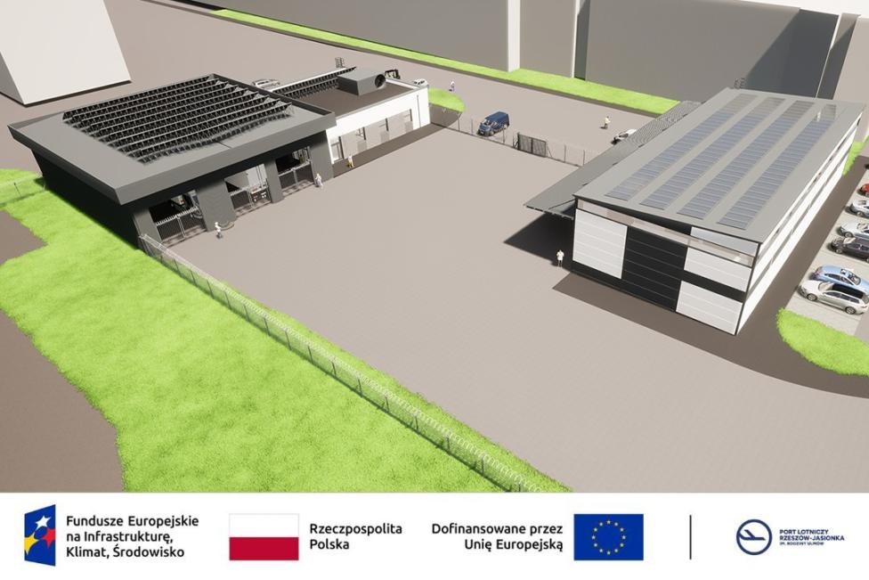 Nowy wjazd na teren zastrzeżony Portu Lotniczego Rzeszów-Jasionka (fot. Port Lotniczy Rzeszów-Jasionka)