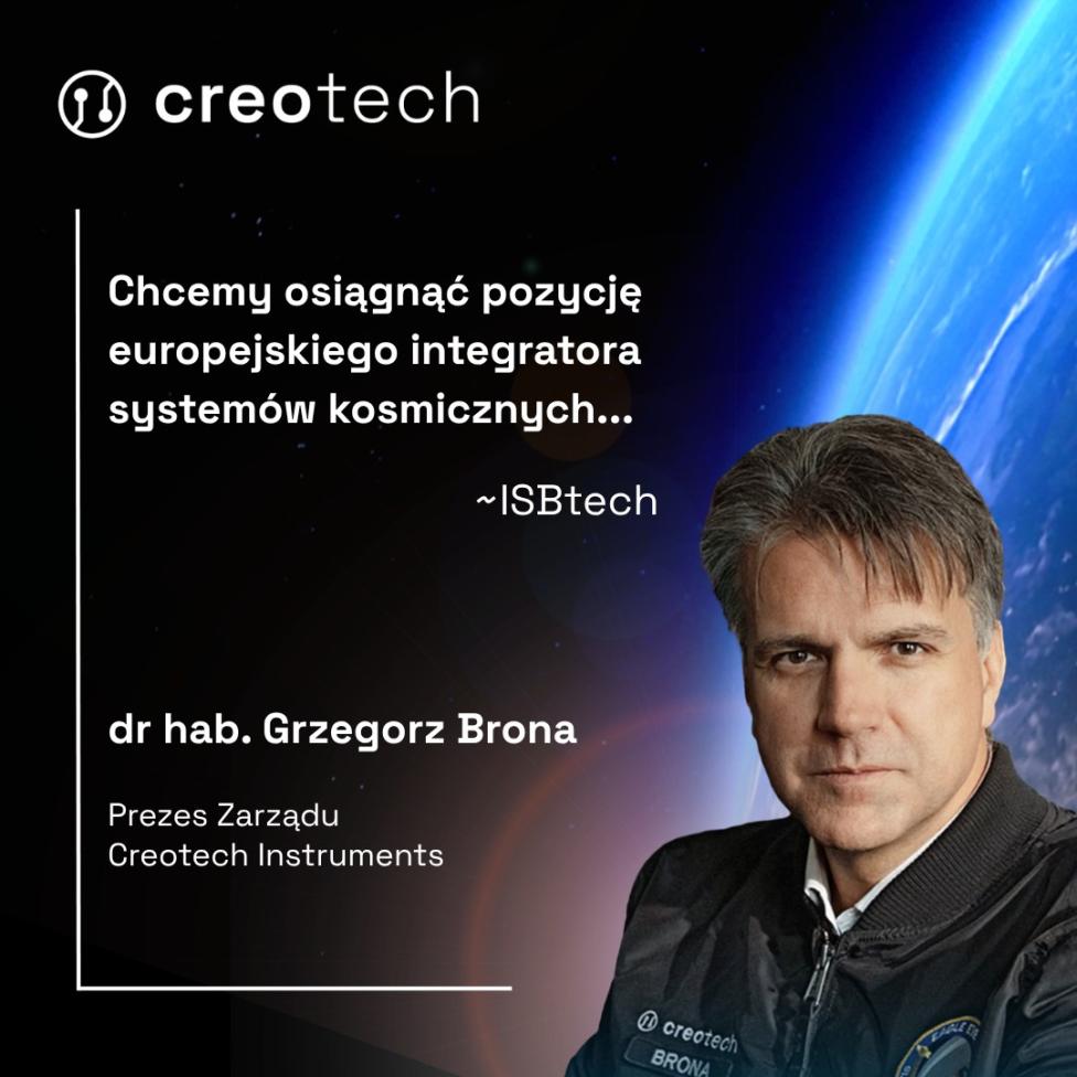Prezes Creotech: polska kosmiczna myśl technologiczna może konkurować z ...