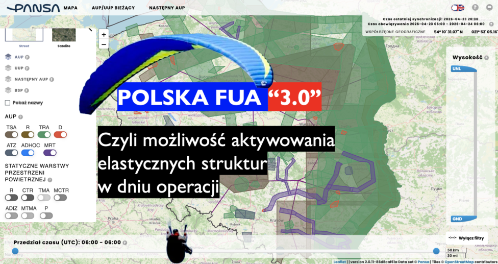 FUA 30 - ważny głos paralotniarza