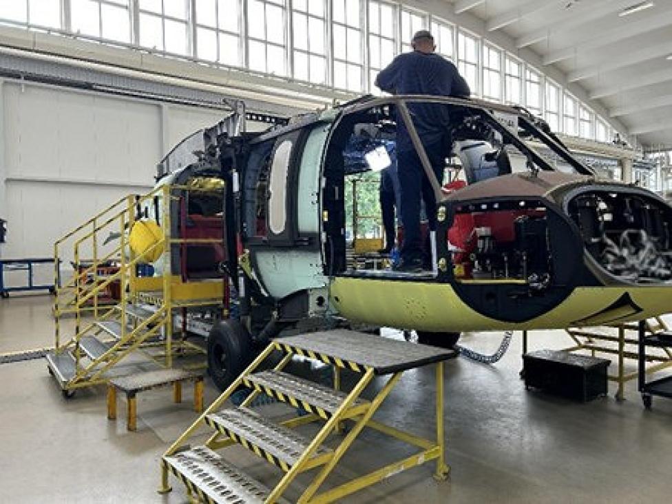 Produkacja śmigłowca S-70 Firehawk w PZL Mielec, fot. PZL Mielec