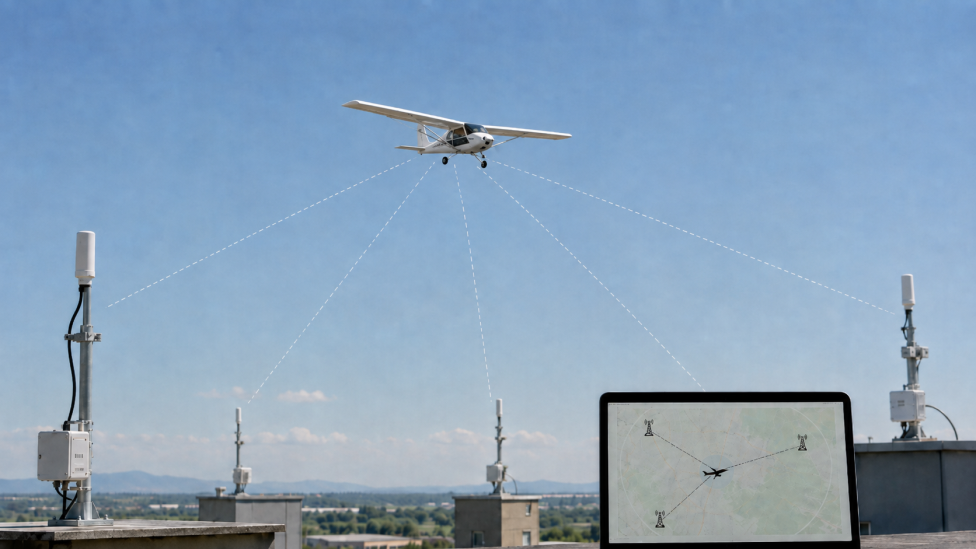 System Multilateration_MLAT_, fot. źródło dlapilota.pl