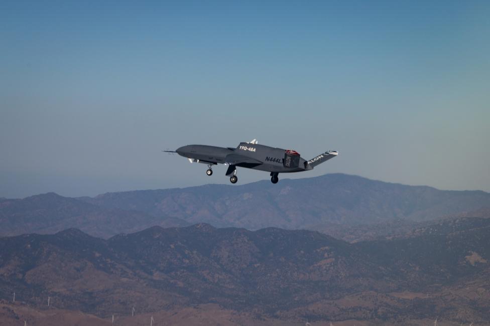 YFQ-48A Talon Blue firmy Northrop Grumman - pierwszy lot (fot. Northrop Grumman)