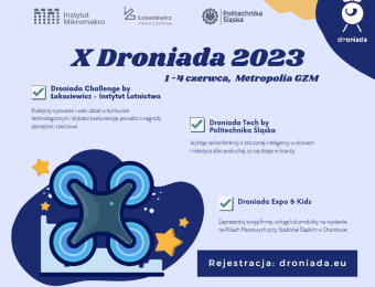 Droniada 2023 - plakat (fot. droniada.eu)