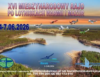 XVI Międzynarodowy Rajd po Lotniskach Warmii i Mazur (fot. Aeroklub Krainy Jezior)