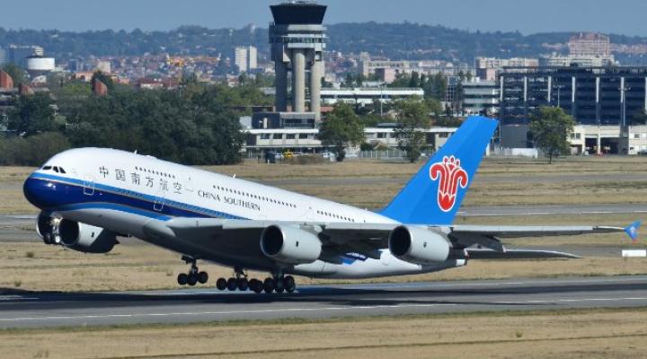A380 należący do China Southern