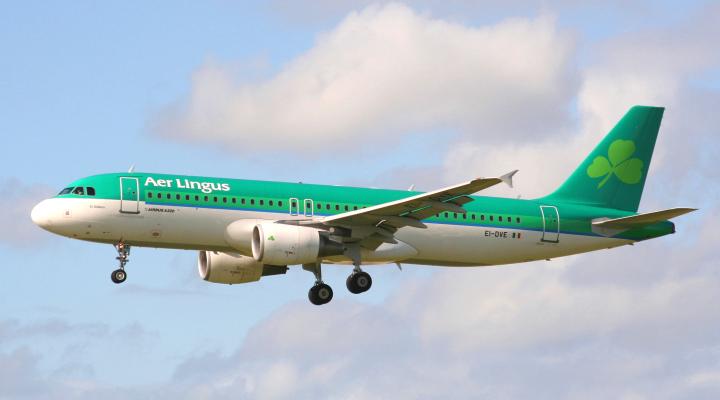 A320 w barwach Aer Lingus