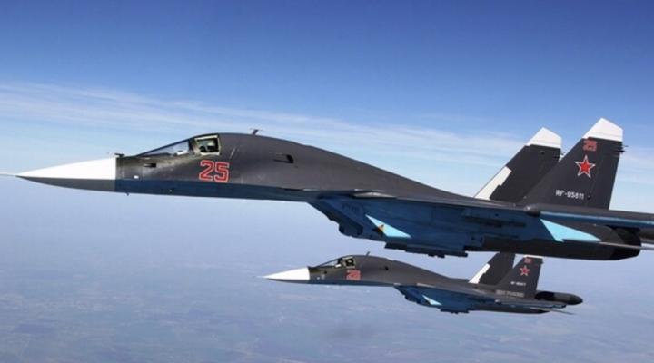 Su-34 należące do rosyjskich sił powietrznych, fot. themoscowtimes.com