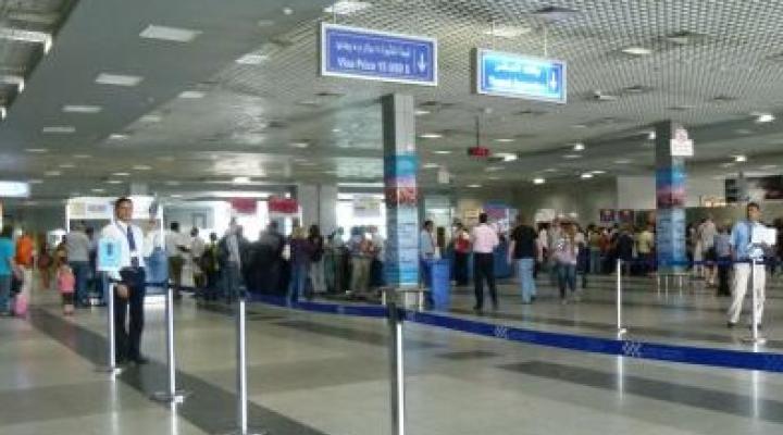 Stanowiska odpraw na lotnisku w Hurghadzie, fot. Hurghada Airport