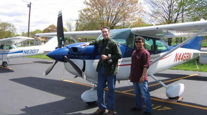 Cessna 182 napędzana biopaliwem
