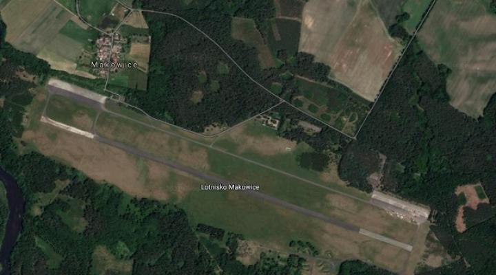 Lotnisko Makowice, fot. google maps