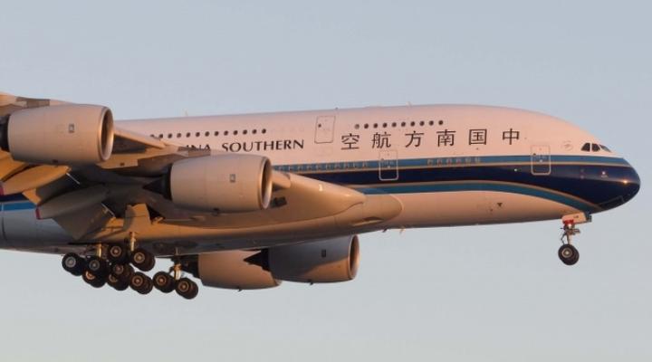 A380 w barwach China Southern Airlines, fot. Aerotime