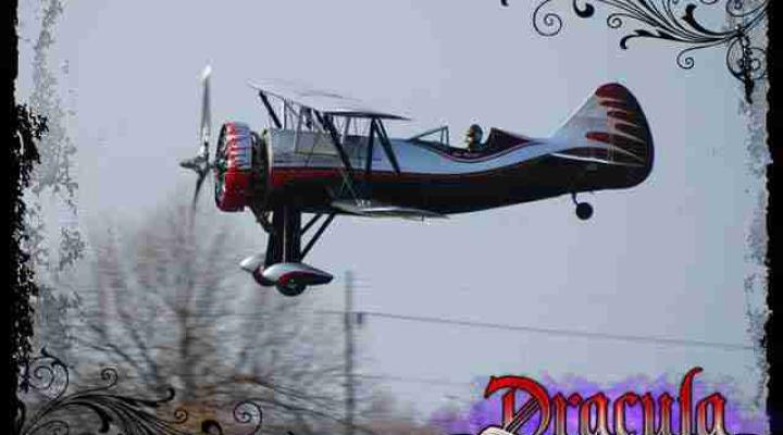 Samolot "Dracula" należący do Franklin’s Flying Circus