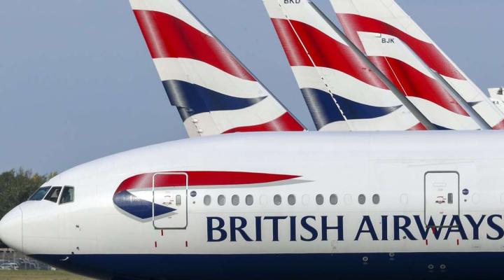 Flota samolotów należących do British Airways, fot. MSN