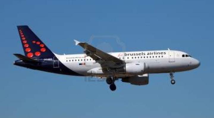 A319 należący do linii Brussels Airlines