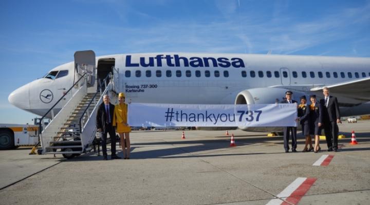 Lufthansa żegna się z flotą Boeingów 737 (fot. Lufthansa)