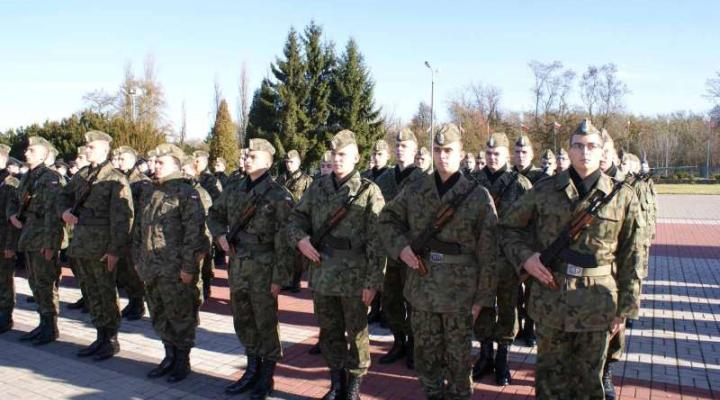 Pierwsza przysięga żołnierzy służby przygotowawczej do Narodowych Sił Rezerwowych w SP/ fot. sierż. Radosław Matras 