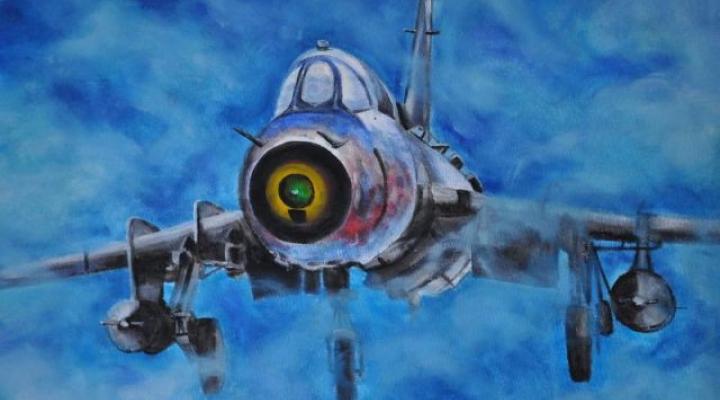 Licytacja obrazów w 21 Bazie Lotnictwa Taktycznego