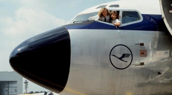 Kobiety w kokpicie samolotu Lufthansa