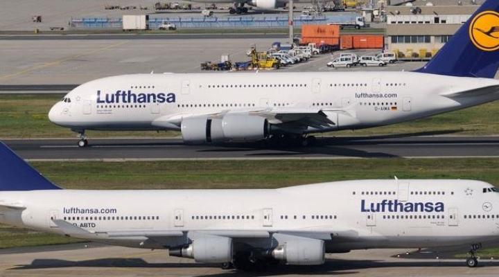 Flota Boeing&Airbus linii Lufthansa, fot. źródło Facebook