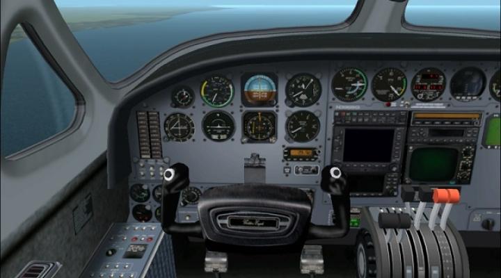 Symulator lotu Microsoft, fot. Flight1.com