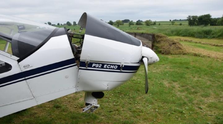 Wypadek samolotu Tecnam P92 Echo, fot. PKBWL