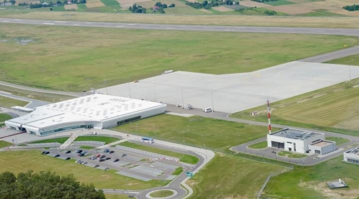 Port lotniczy Lublin - widok z powietrza