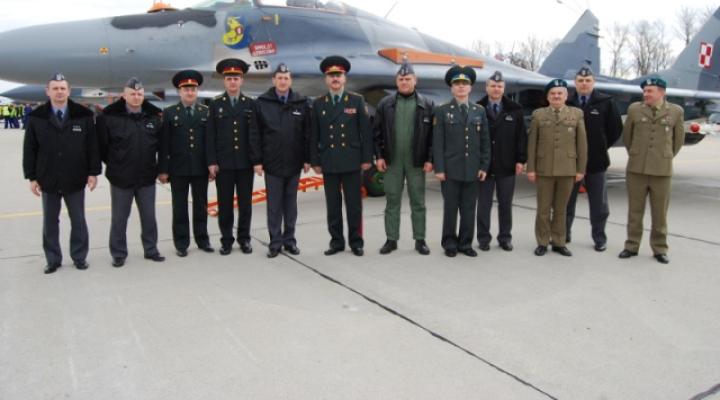 Delegacja Sztabu Generalnego Sił Zbrojnych Ukrainy w 23 BLT w Mińsku Mazowieckim.