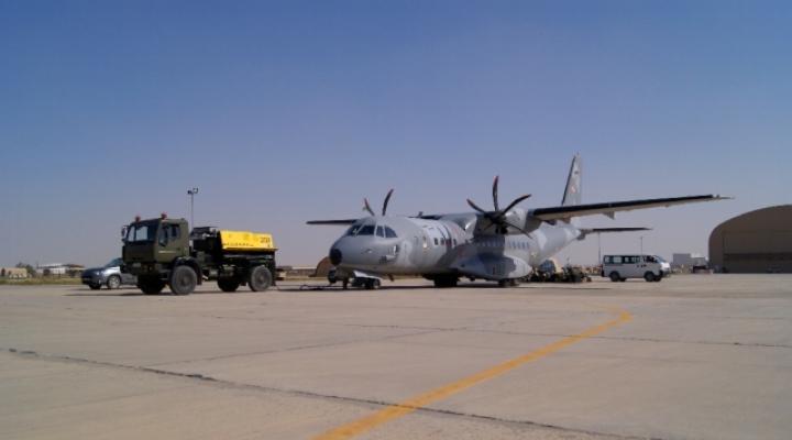 CASA C-295M z 8BLTr w Iraku (fot. kpt. Daniel Pałka)