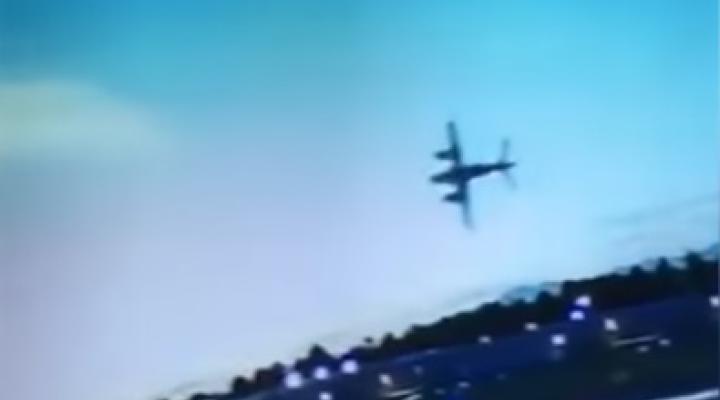 Katastrofa dwusilnikowego samolotu w Kalifornii, fot. Youtube