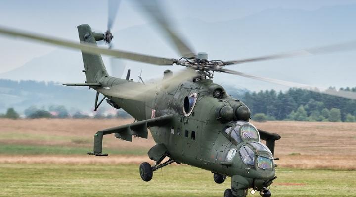 Śmigłowiec Mi-24, fot. organizatorzy XI Nowotarskiego Pikniku Lotniczego