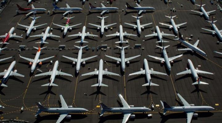 Samoloty B737 MAX oczekujące na przekazanie klientom, fot. cnn