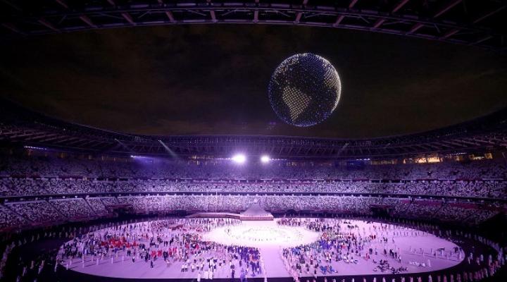 Ceremonia otwarcia Olimpiady w Tokjo, fot. twitter Olympics