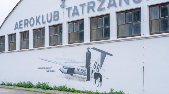 Tadeusza Schiele na muralu w Nowym Targu, fot. NowyTarg24.tv