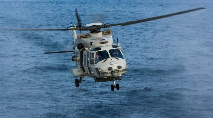 Śmigłowiec NH90 należący do sił powietrznych Holandii, fot. seaforces