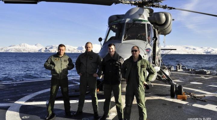 BLMW: Załoga SH-2G podczas międzynarodowych manewrów „Cold Response 2014”