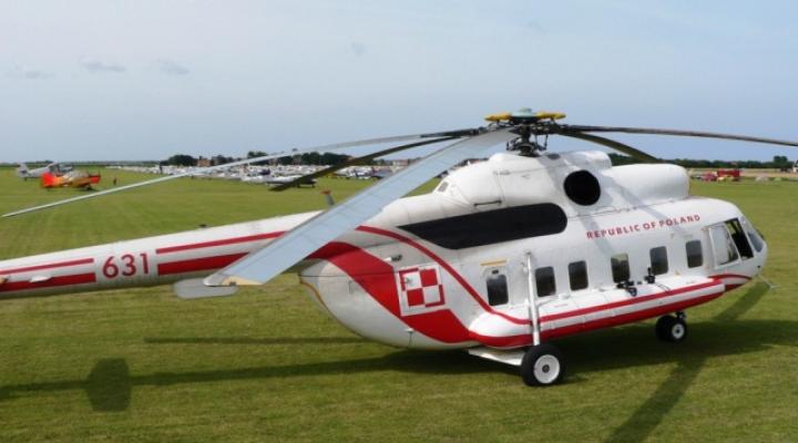 Polski Mi-8 na pokazach lotniczych w Holandii (fot. mjr pil. Marek Guba)