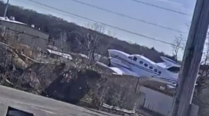 Wypadek Cessny 421B na Long Island, fot. youtube
