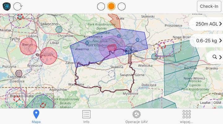 Komunikat dla pilotów dronów z południa Polski